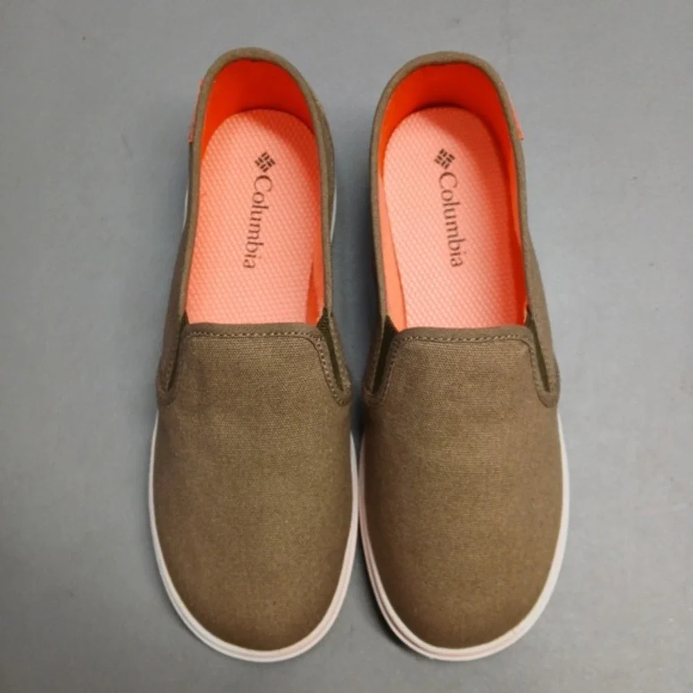 Columbia‎ Crankbait Omni-Grip Casual Sneakers Youth Size 6 Multi Canvas Slip On